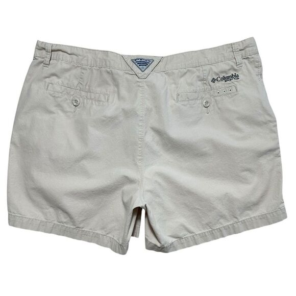 Columbia PFG Men’s 6” Bonehead II Khaki Fishing Outdoor Shorts - Picture 4 of 8